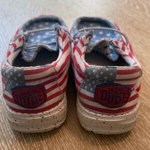 Hey Dude Kids Stars and Stripes Sneakers